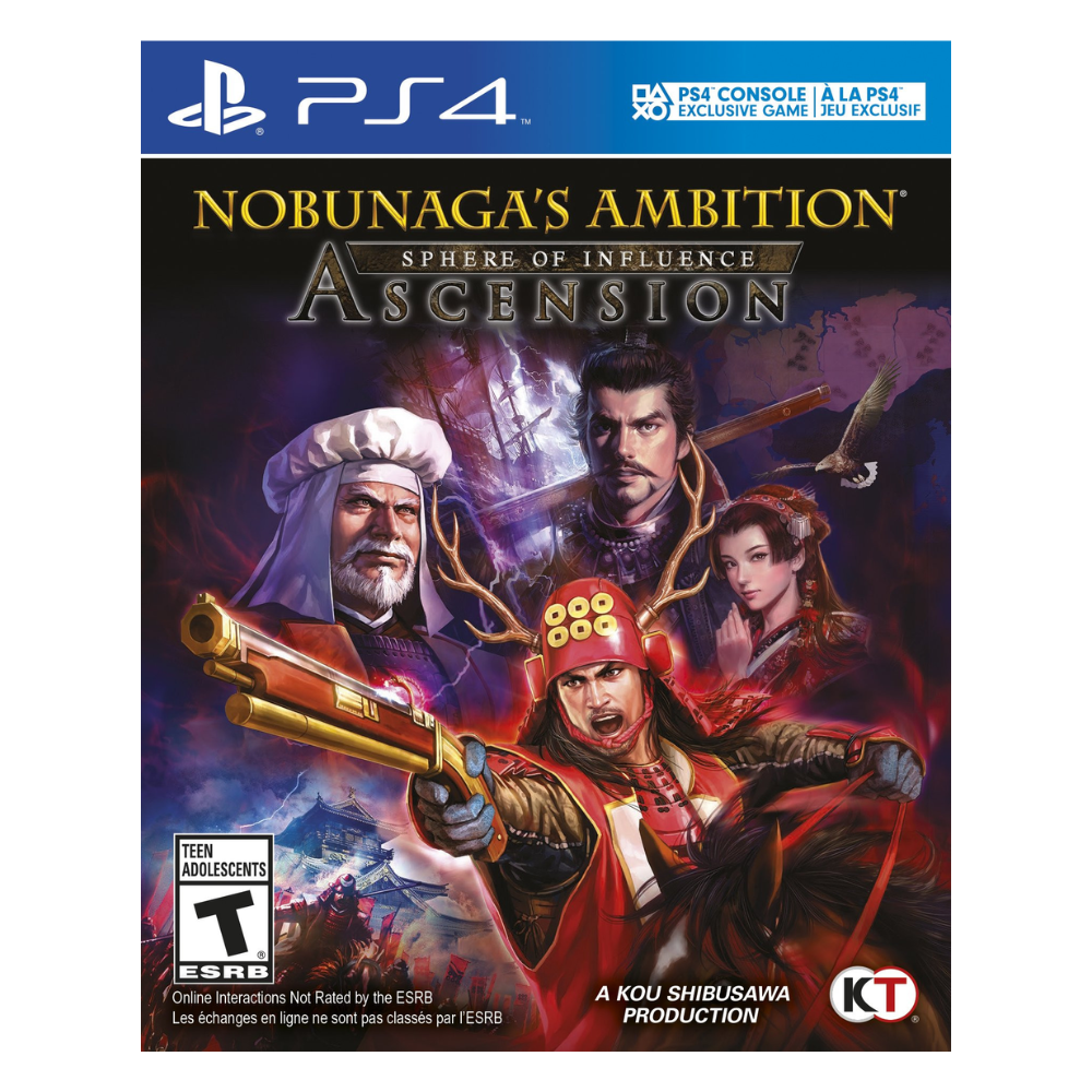 PS4 - Nobunaga's Ambition Sphere of Influence Ascension - Fisico - Usado