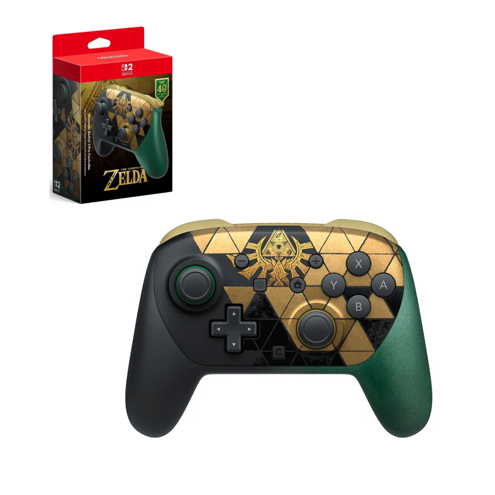 Accesorio - Switch2 - Control Inalambrico Pro Controller The Legend of Zelda™: Edición 40th Aniversario- Nintendo