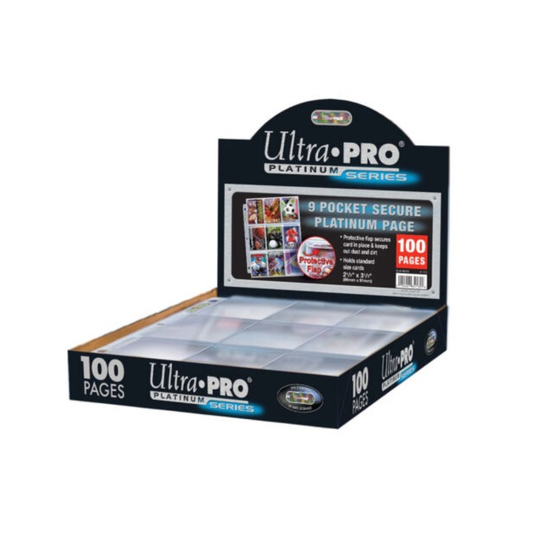 Accesorios TCG -  Caja de Hojas para Portafolio/ Album / Binder 3 anillos - 9 Bolsillos - Ultra Pro (Platinum Series)