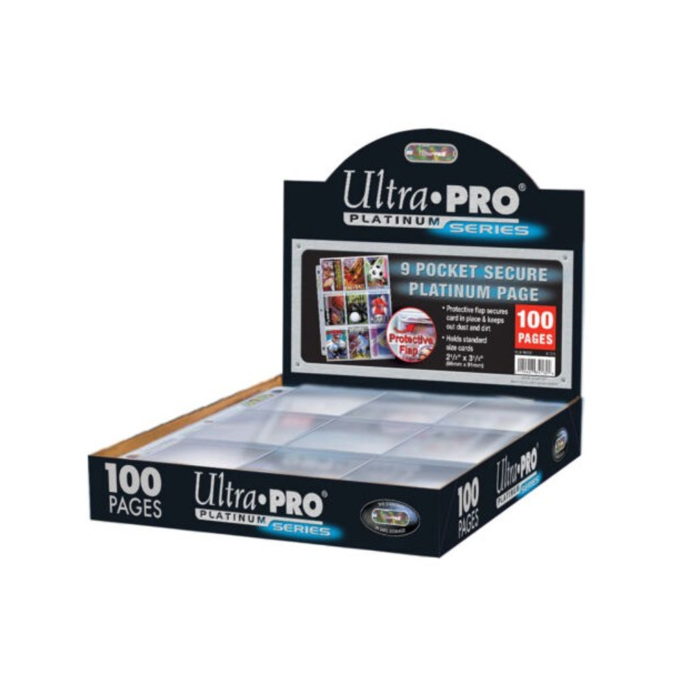 Accesorios TCG -  Caja de Hojas para Portafolio/ Album / Binder 3 anillos - 9 Bolsillos - Ultra Pro (Platinum Series)