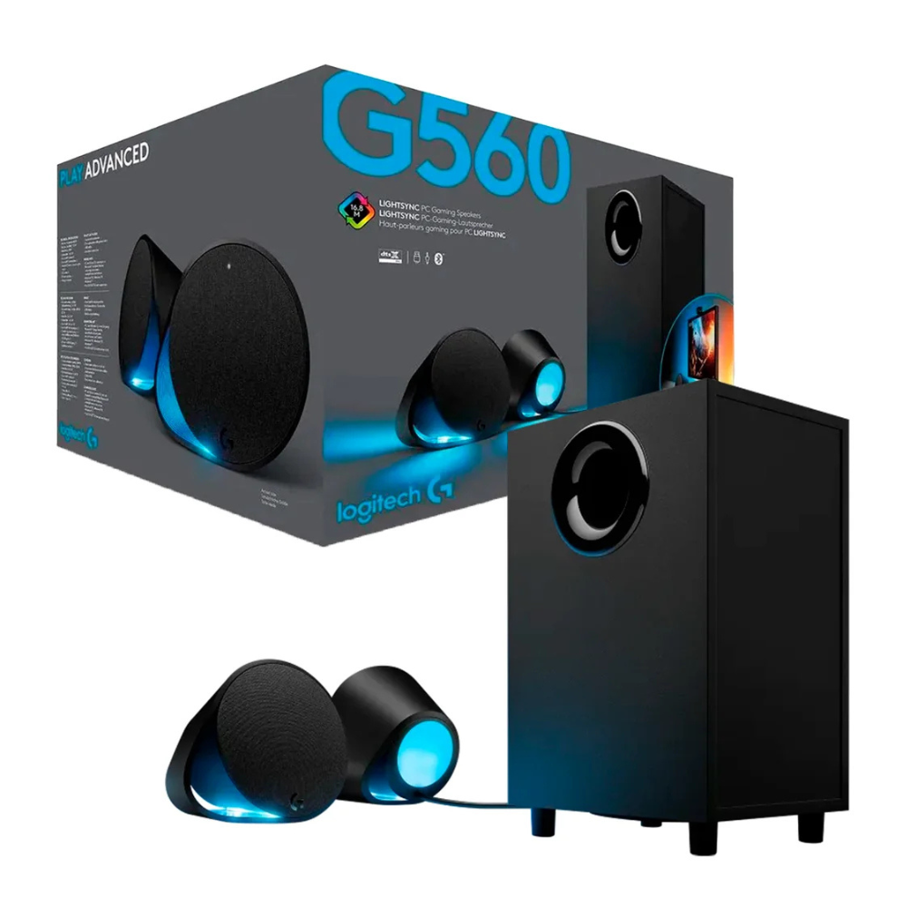 Accesorio - Parlantes G560 Bluetooth Gaming 2.1 240W Negro - Logitech