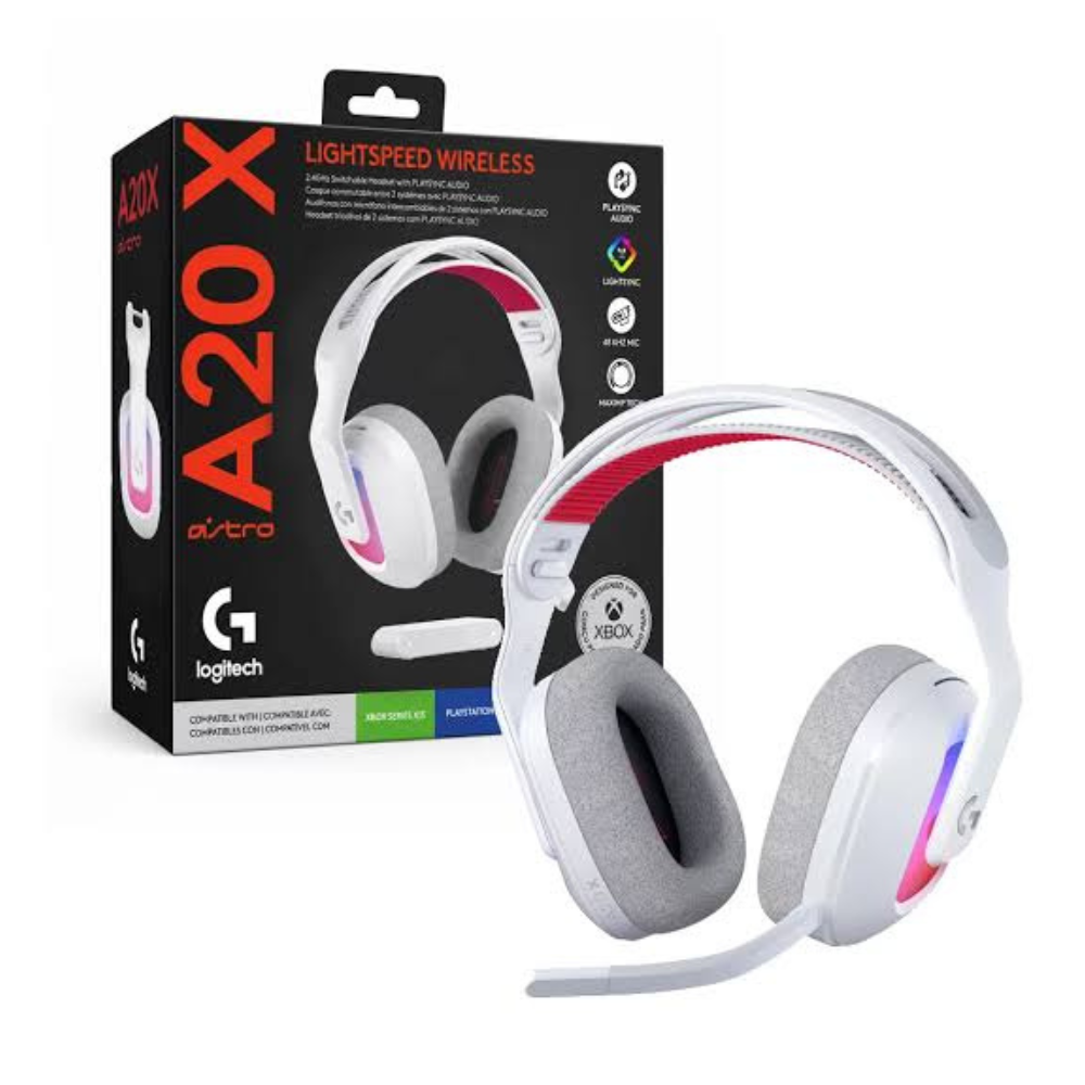 Accesorio - Audifonos Diadema Astro A20 X Lightspeed Wireless Blanco- Logitech