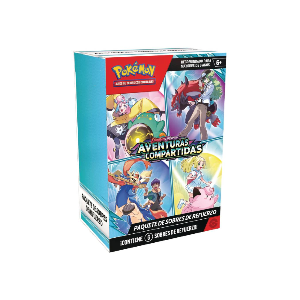 TCG Pokémon – Aventura Compartida – Pack de Refuerzo X6 – Español