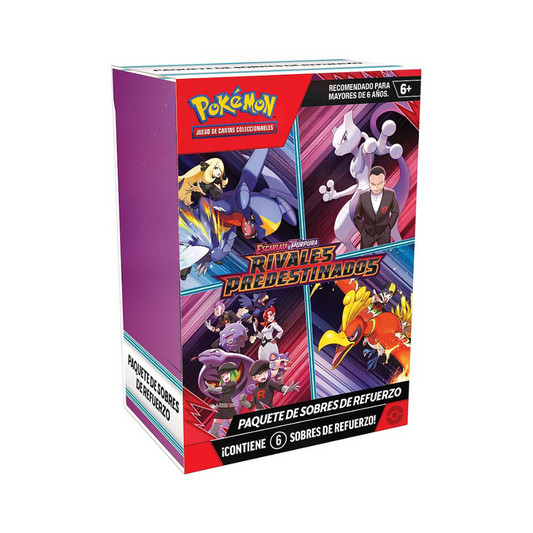 TCG Pokémon – Bundle X6 Sobres – Rivales Predestinados – Español