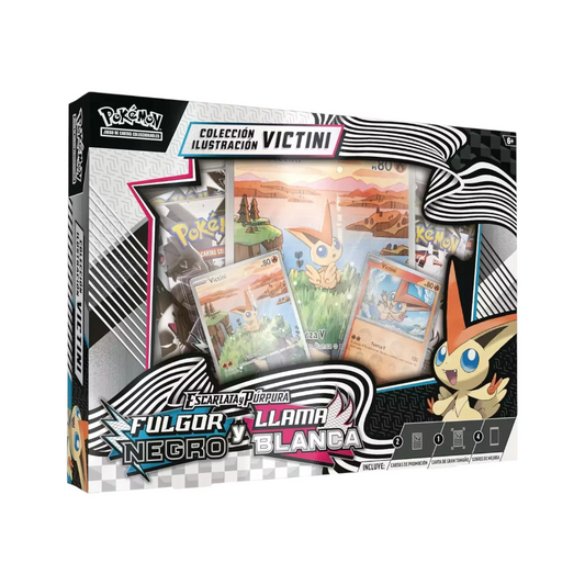 TCG Pokémon - Fulgor Negro  y Llama Blanca - Victini - Ilustracion de Colección - Español