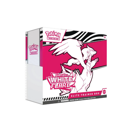 TCG Pokémon - Fulgor Negro  y Llama Blanca - Llama Blanca - Caja Entrenador Elite - Español