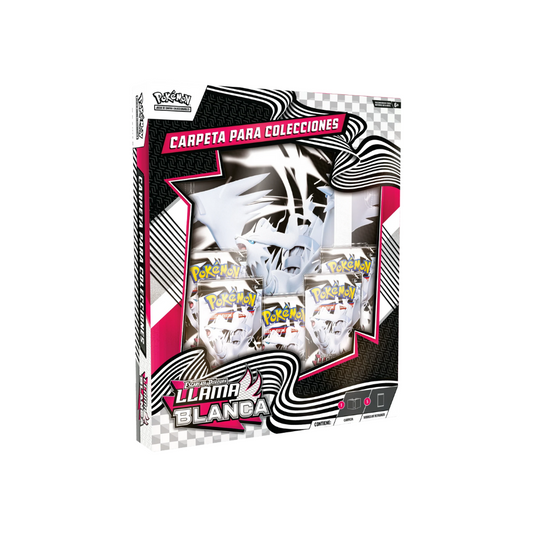TCG Pokémon - Fulgor Negro  y Llama Blanca - Llama Blanca - Carpeta Colecciones - Español