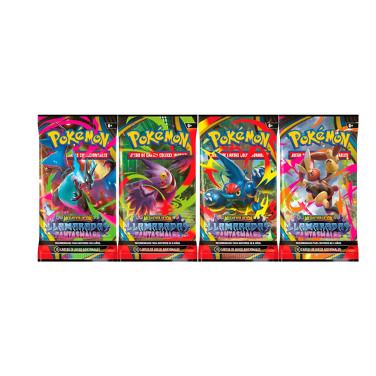 TCG Pokémon - Llamaradas Fantasmales - Sobre - Español
