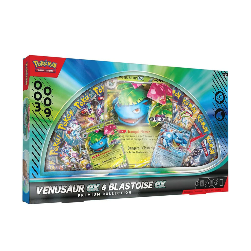 TCG Pokémon  - Venusaur & Blastoide EX Box Premium Collection - (English)