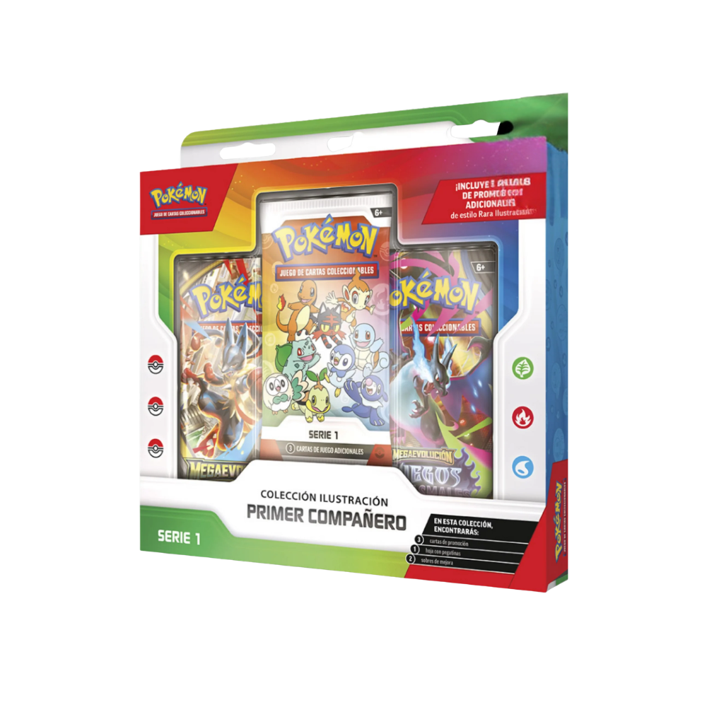 TCG Pokémon - Caja Primer Compañero: Colección de Ilustración - Español