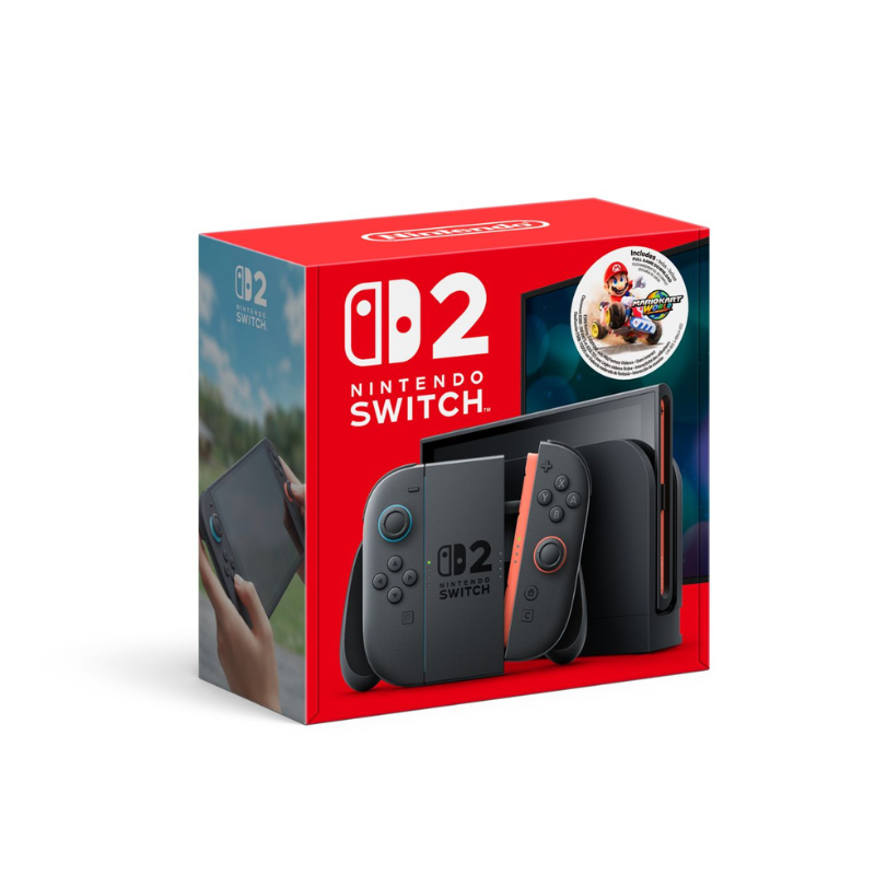 Consola Nintendo Switch2 Negra + Juego Mario Kart World Digital