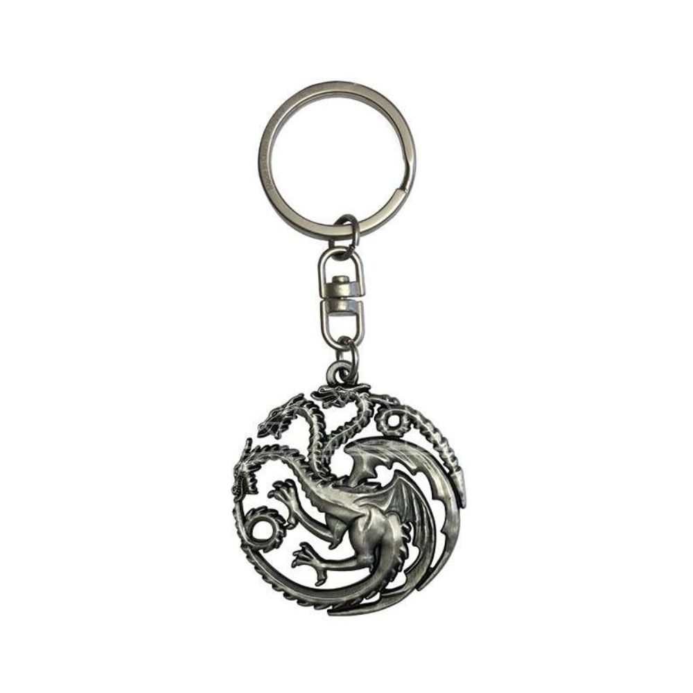 LLavero Metalico - Game of Thrones Casa Targaryen - AbyStyle