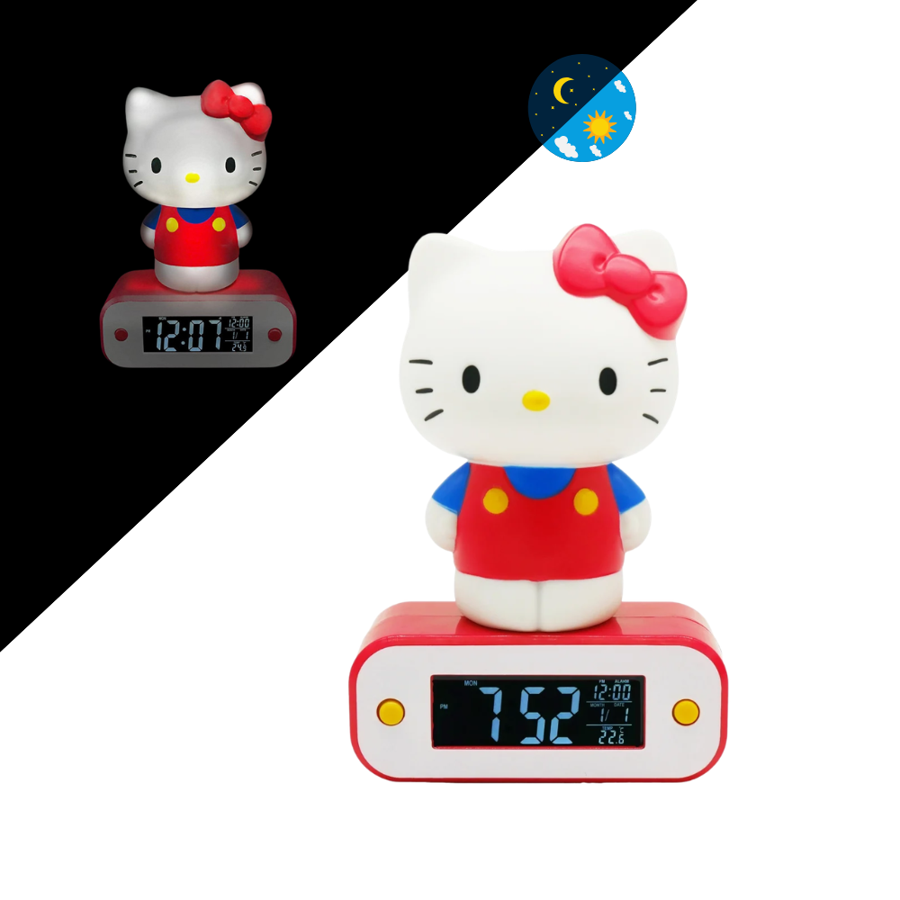 Reloj Alarma con Luz - Sanrio - Hello Kitty - Teknofun