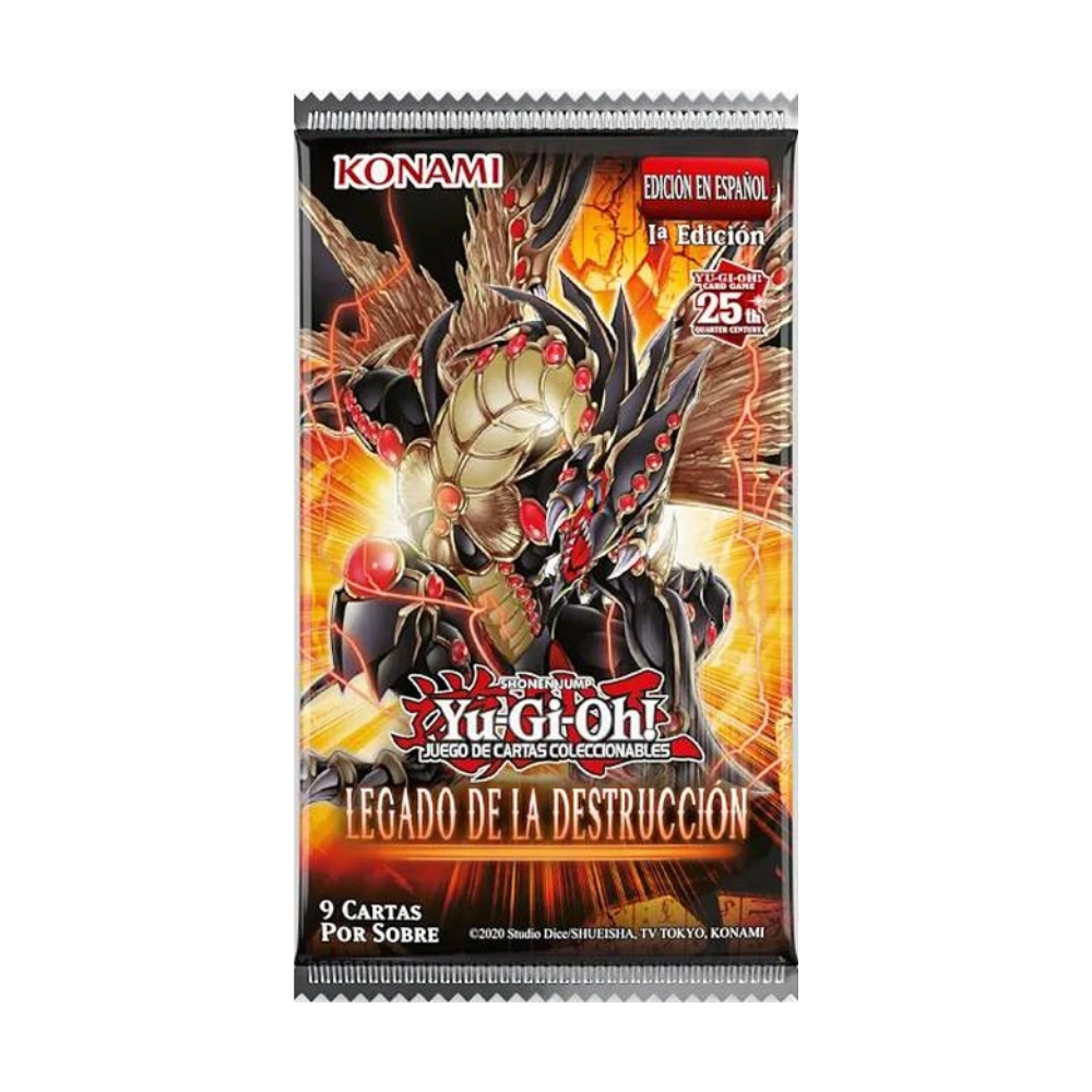 TCG Yu Gi Oh - Legado de Destruccion 1ra Edicion - Sobre (Español)