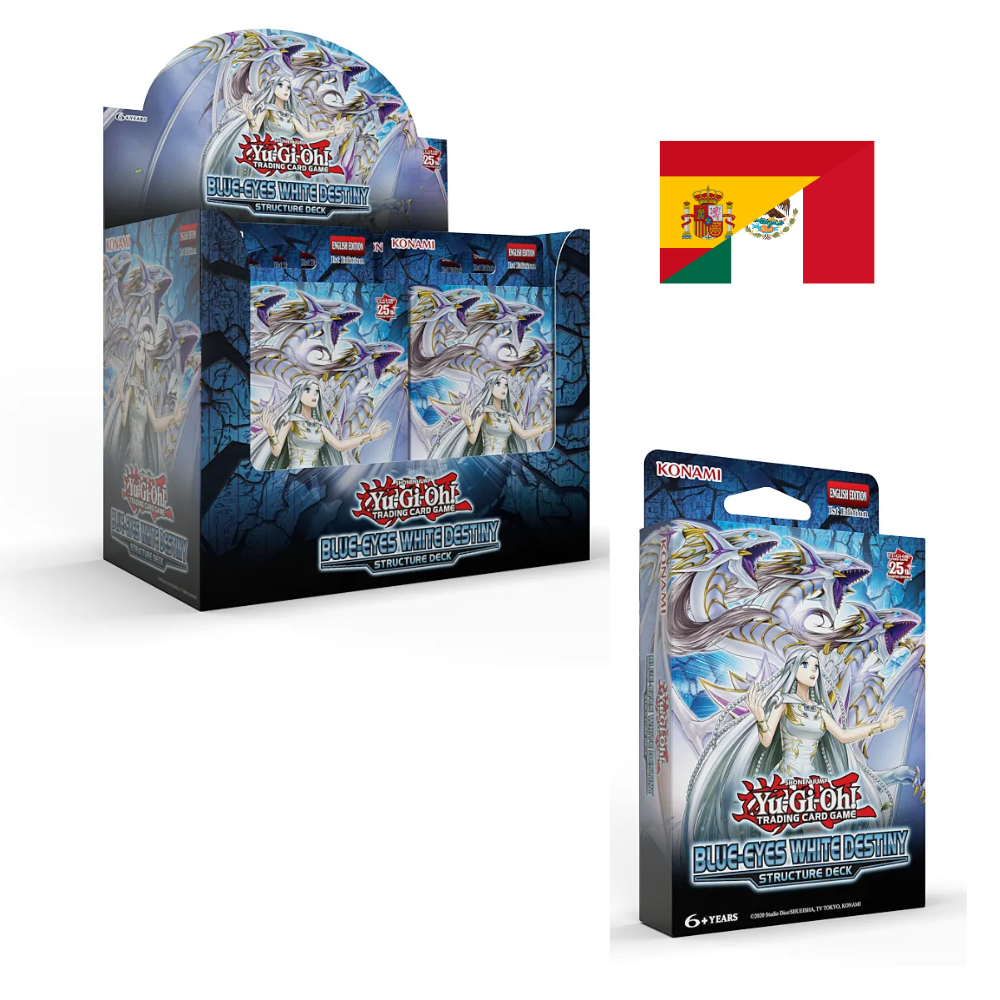 TCG - Yu-Gi-Oh - Destino Blanco de Ojos Azules - Baraja de Estructura - Español