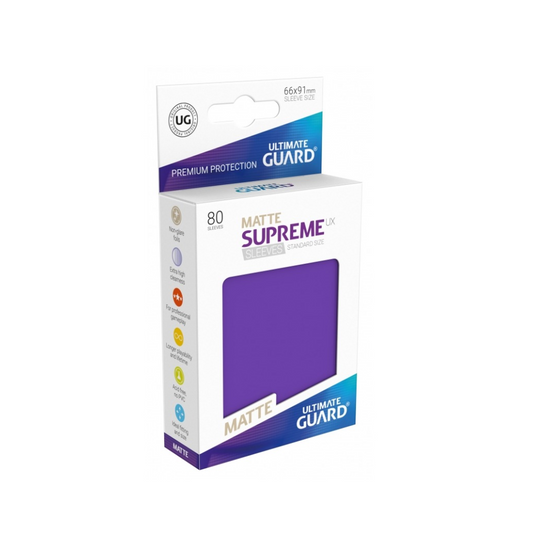 Accesorio TCG - 80 Protectores Purpuras Tamaño Estandar