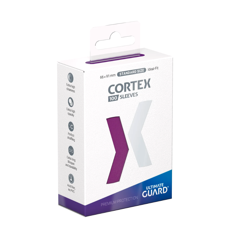 Accesorio TCG - 100 Protectores CORTEX Purpura - Tamaño Estandar