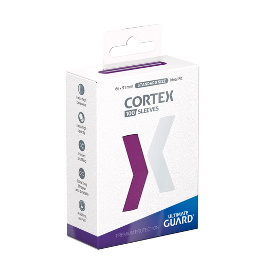 Accesorio TCG - 100 Protectores CORTEX Purpura - Tamaño Estandar
