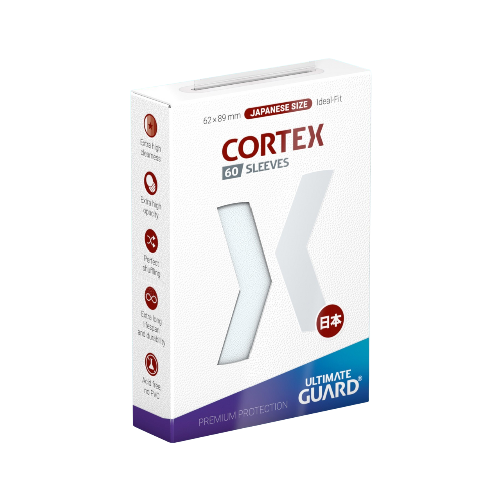 Accesorio TCG - 60 Protectores CORTEX Transparente Satinado Mate - Tamaño Japones