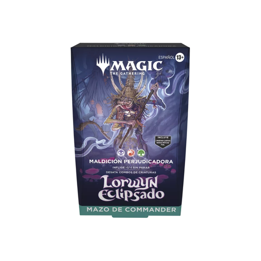 TCG - Magic The Gathering - Lorwyn Eclipsado (Maldicion Perjudicadora) - Commander Deck - (Español)