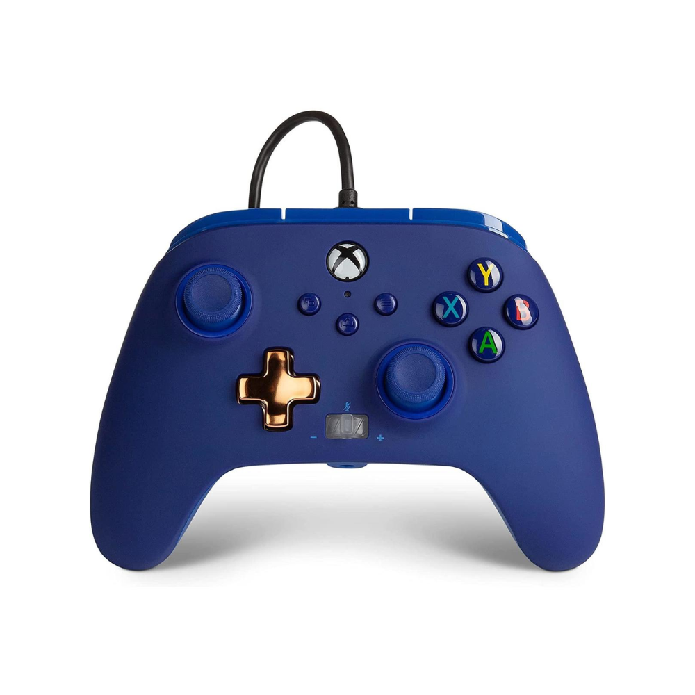 Accesorio - Xbox - Control Alambrico Azul Medianoche - Power A