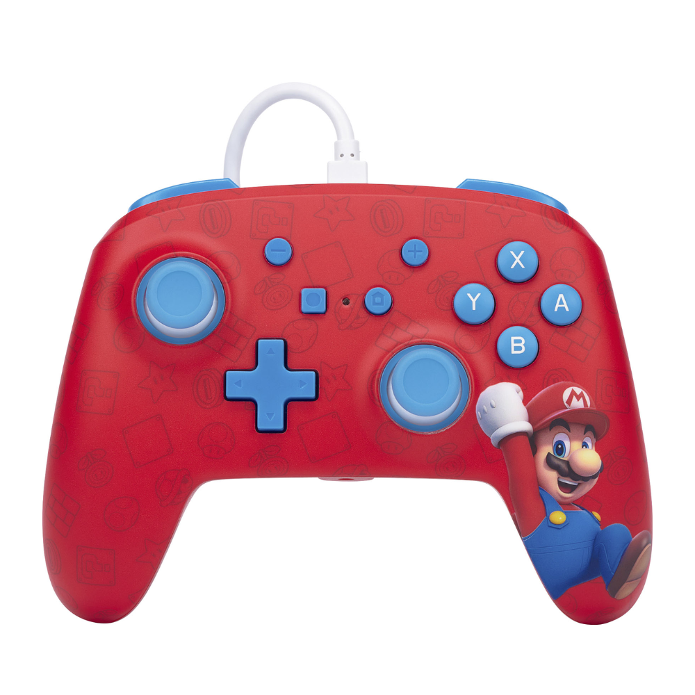 Accesorio - Switch - Control Alambrico Super Mario Woo Hoo - Power A