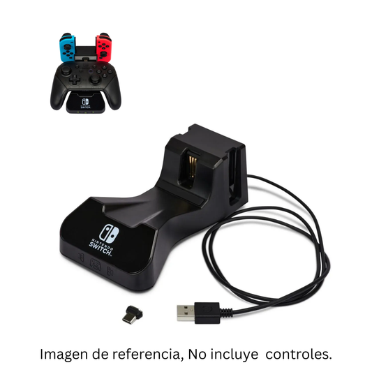 Accesorio - Switch - Soporte y Base de Cargado Joy con y Pro Controller - Power A