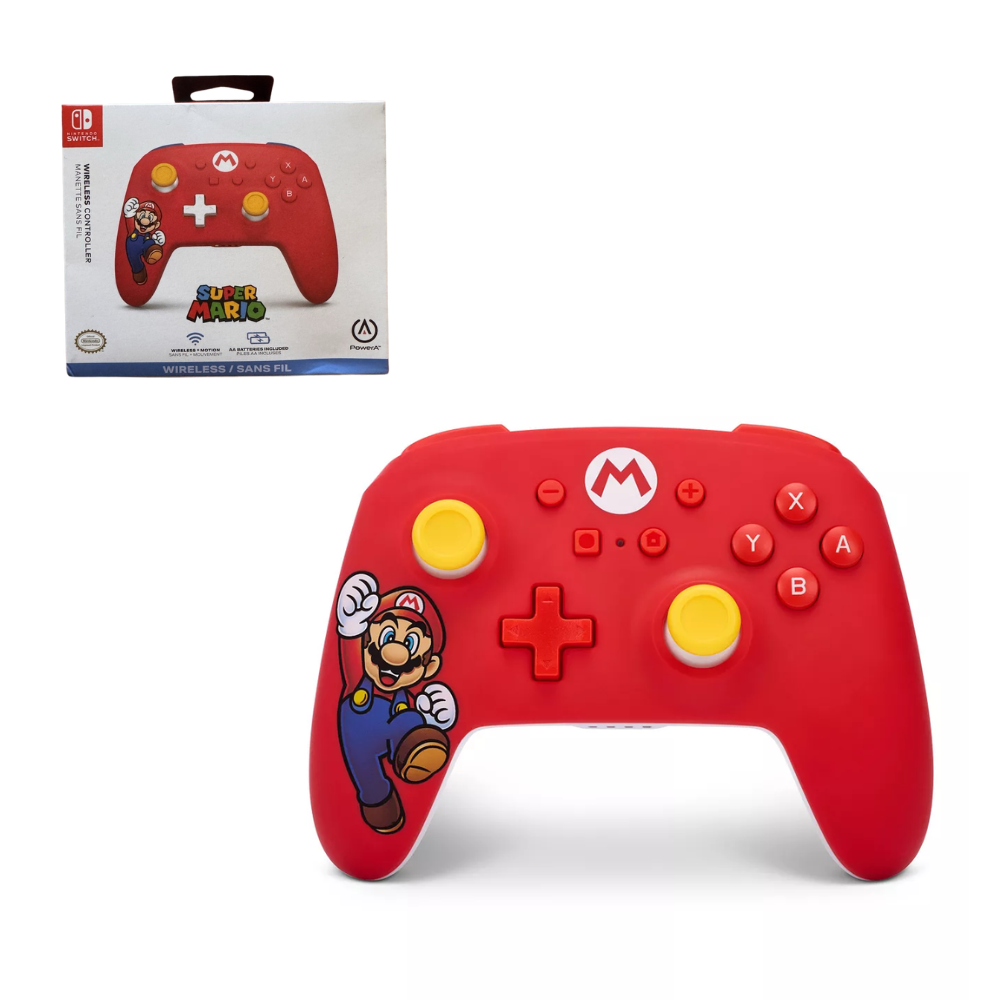 Accesorio - Switch - Control Inalambrico Edicion Super Mario - Power A