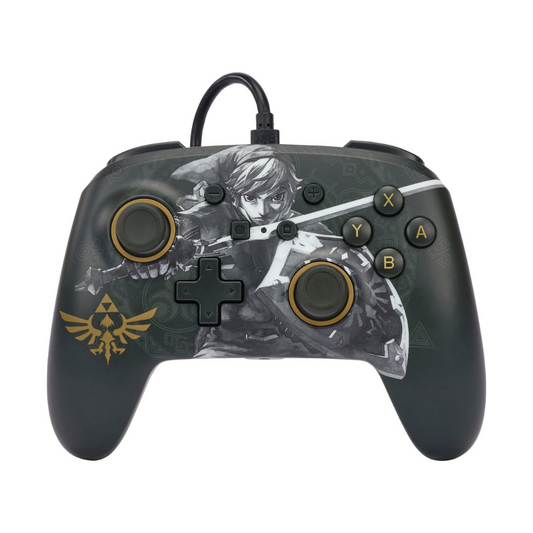 Accesorio - Switch - Control Alambrico Zelda Link Gris - Power A