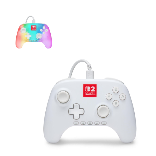 Accesorio - Switch2  - Control Alambrico Lumectra Blanco - Power A