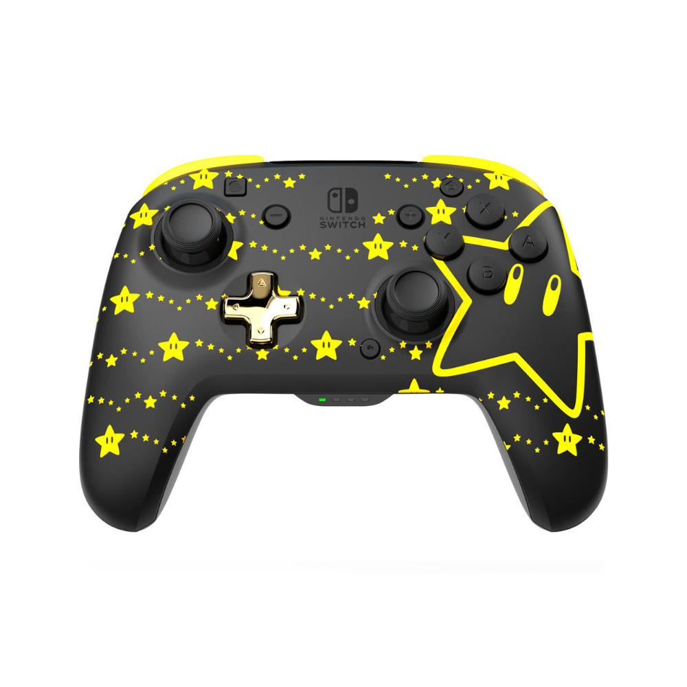 Accesorio - Switch - Control Inalambrico Rematch GLOW The Dark Super Star - Turtle Beach