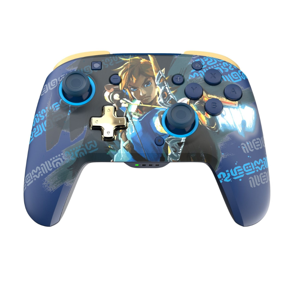 Accesorio - Switch - Control Inalambrico Rematch GLOW  Link Hero Azul - Turtle Beach
