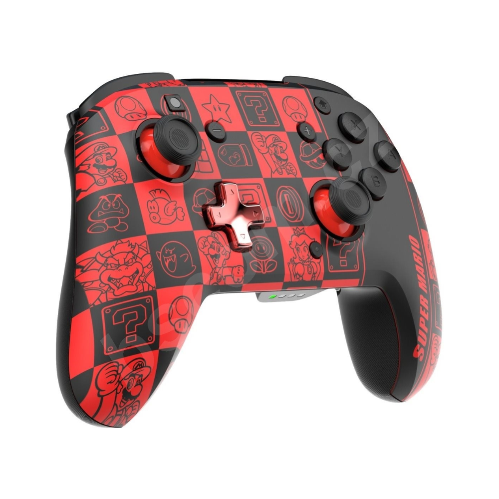 Accesorio - Switch - Control Inalambrico Rematch GLOW  Super Mario - Turtle Beach