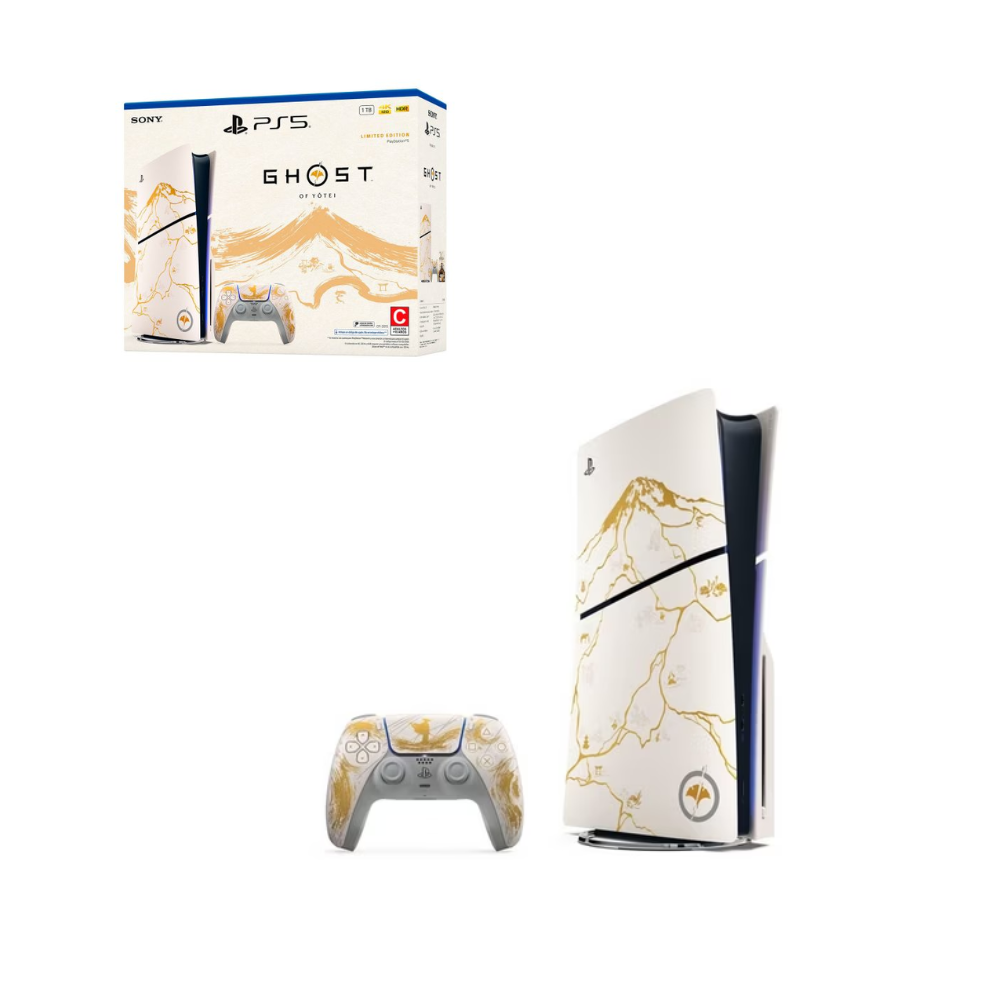 Consola  - PlayStation®5 Standard Slim - Edicion Ghost of Yōtei™