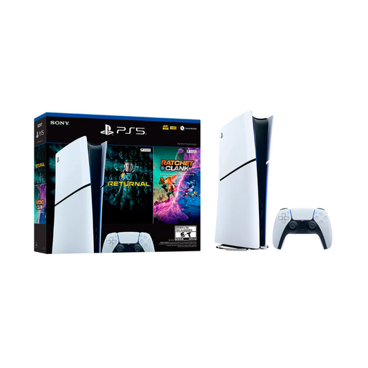 Consola - Playstation 5 Slim HW 2015 Digital + Returnal + Ractchet&Clank