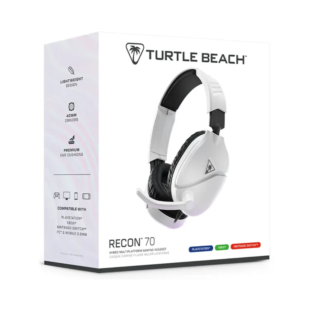 Accesorio - Audifonos - Ear Force Recon 70 Blanco Multiplataforma - Turtle Beach