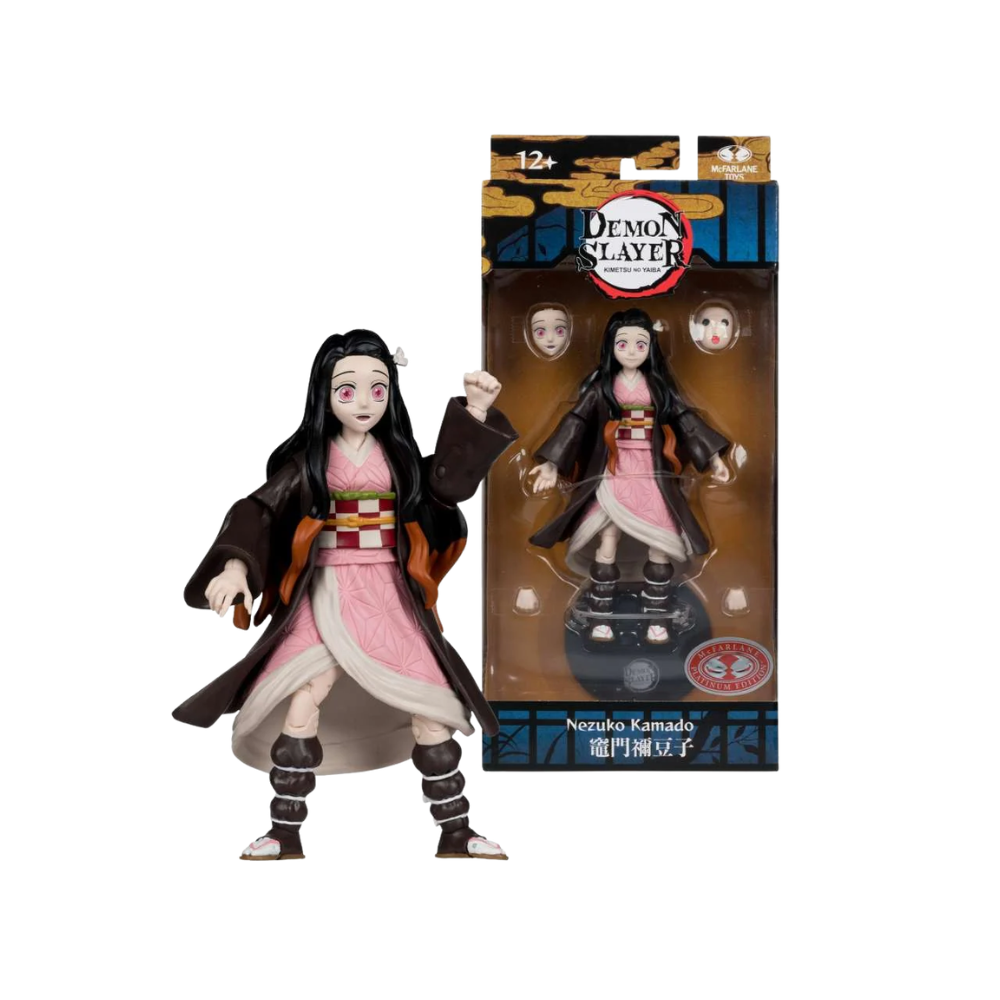McFarlane - Figuras Articuladas - Demon Slayer - Nezuko Kamado - Platinum Edition