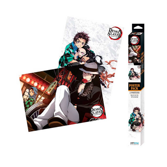 AbyStyle Posters - Kimetsu No Yaiba Poster Set X2 - Version 2