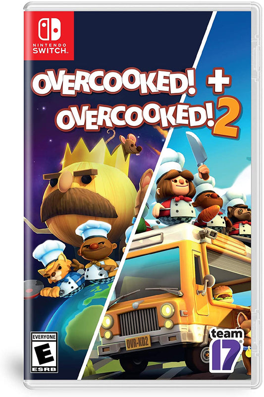 Switch - Overcooked + Overcooked 2  - Fisico - Usado