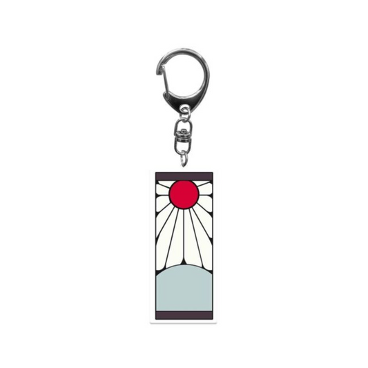 LLavero PVC- Carta Hanafuda Tanjiro Kimetsu No Yaiba - AbyStyle