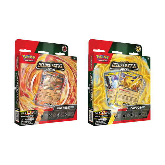 TCG Pokémon  - Baraja de Combate Deluxe - Ninetales / Zapdos - (Español)