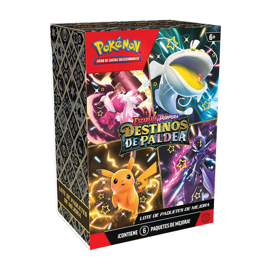 TCG Pokémon  - Destinos de Paldea - Paquete de sobres X 6 - (Español)
