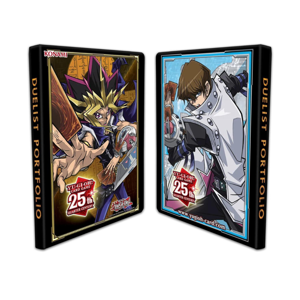 Accesorio TCG - Yami Yugi & Kaiba Quarter Century Portfolio (Portafolio) 180 Cartas