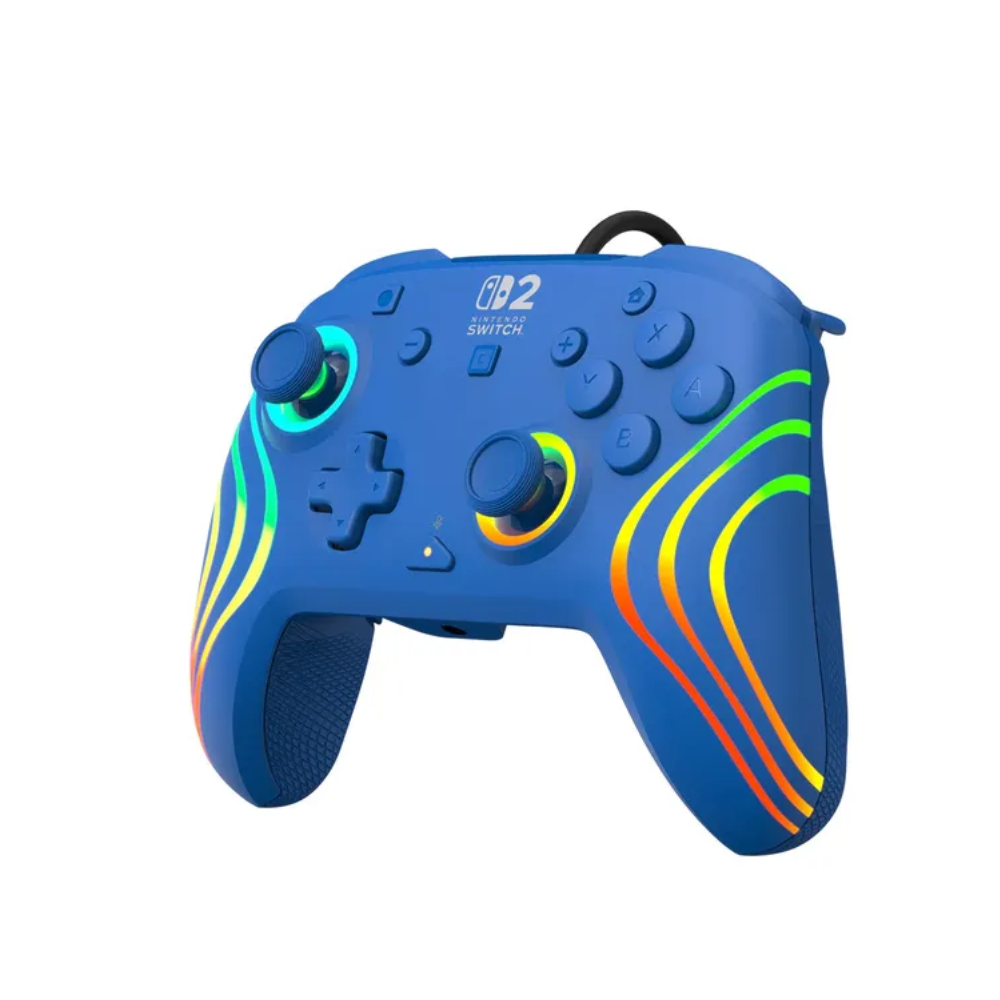 Accesorio - Switch2 - Control Alambrico After Glow Azul - Turtle Beach