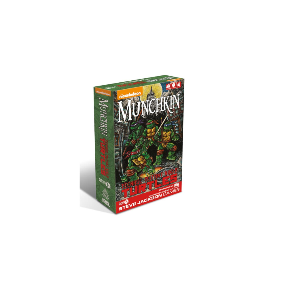 Juego de mesa - Munchkin Teenage Mutant Ninja Turtles (Español)
