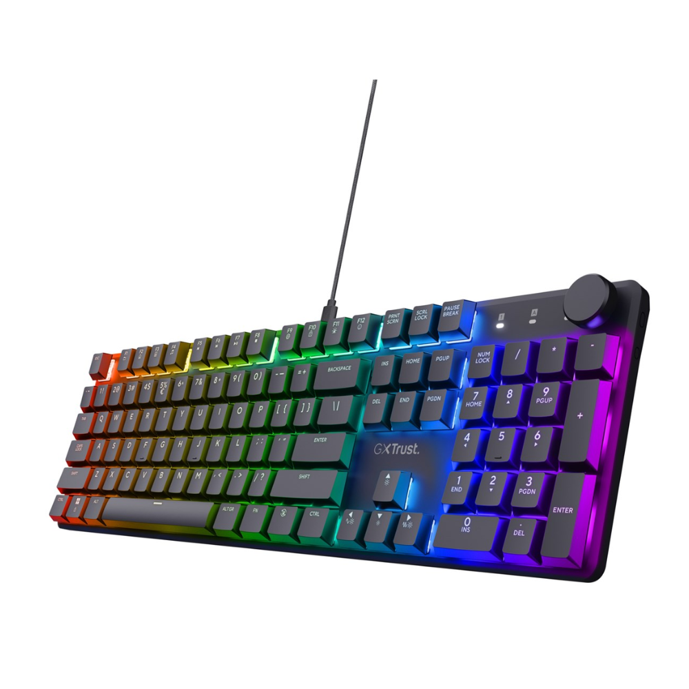 Accesorio - Teclado Alambrico Gamer GXT 866 Torix Mecanico Negro - Trust