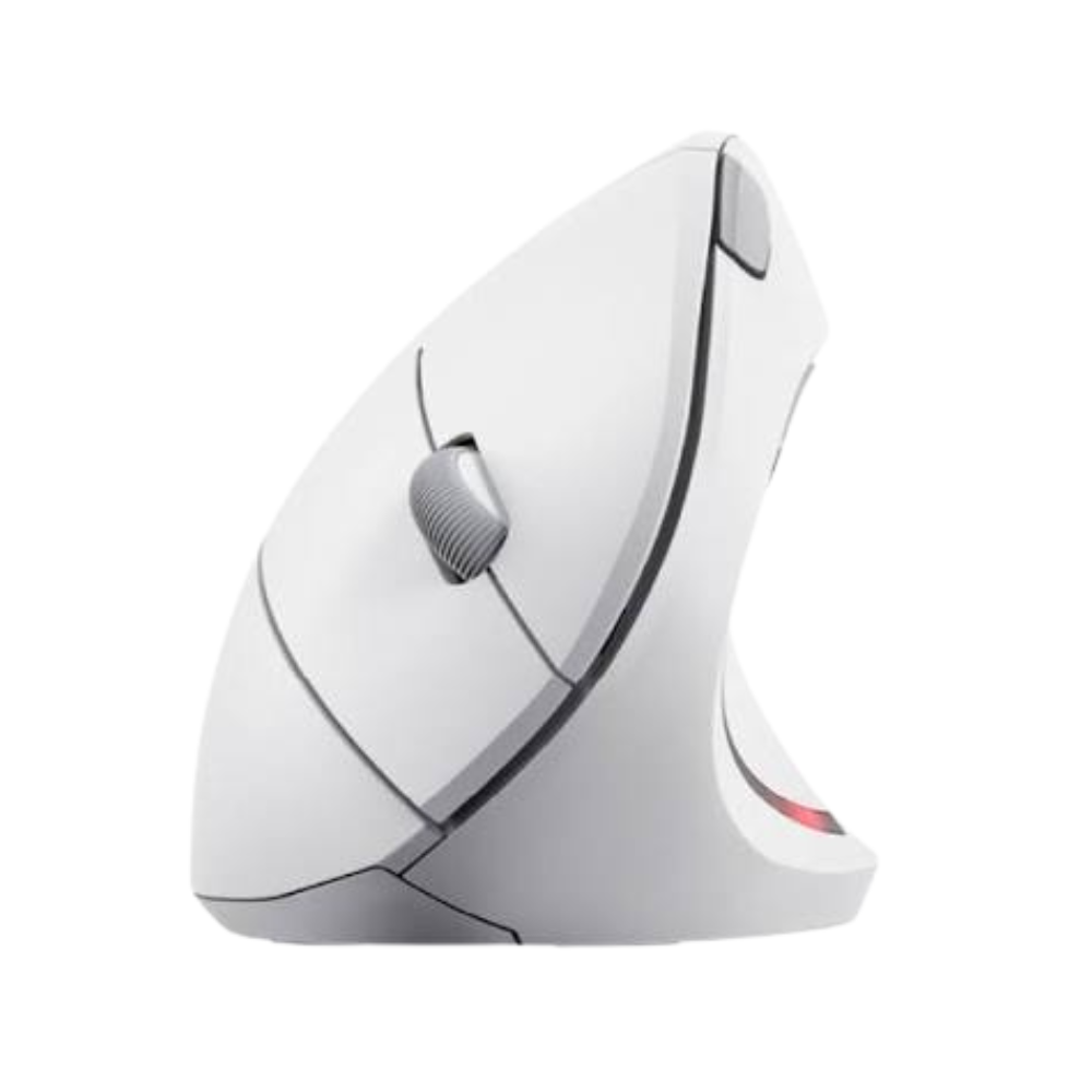Accesorio - Mouse Inalambrico Diseño Vertical Verto Blanco- Trust