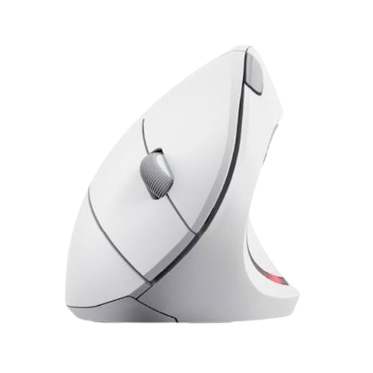 Accesorio - Mouse Inalambrico Diseño Vertical Verto Blanco- Trust