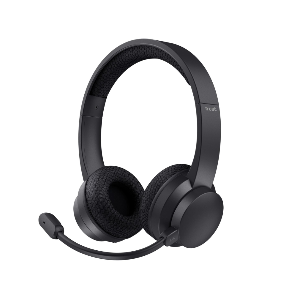 Accesorio - Audifonos Diadema Inalambrico AYDA con cancelacion de ruido Negro - Trust