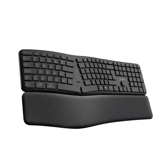 Accesorio - Teclado Multi Inhalambrico Ergonomico Keyra Negro - Trust